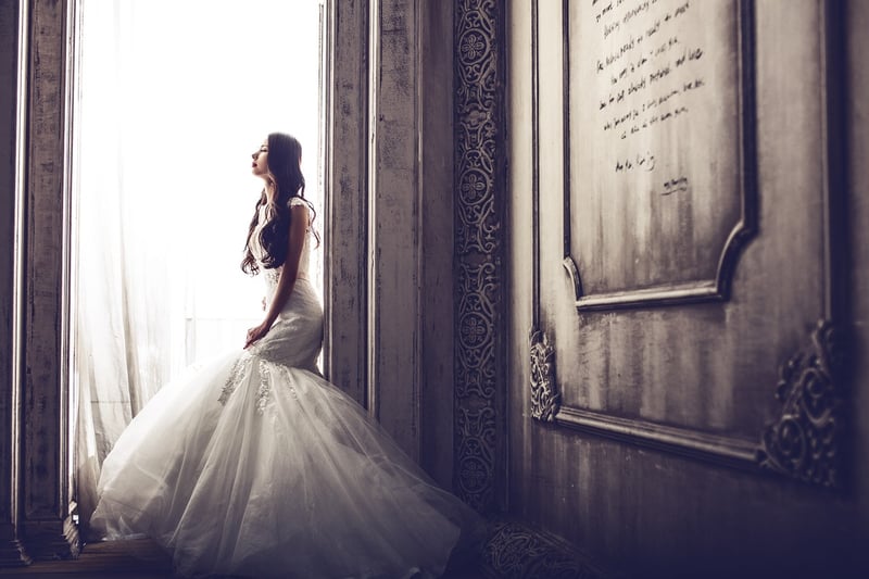 Color Coordinated Bridesmaid Dresses